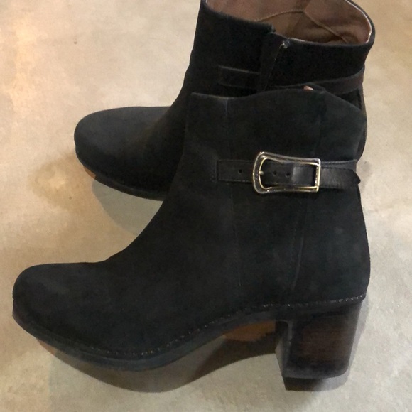 Dansko Black Suede Booties - Picture 2 of 13